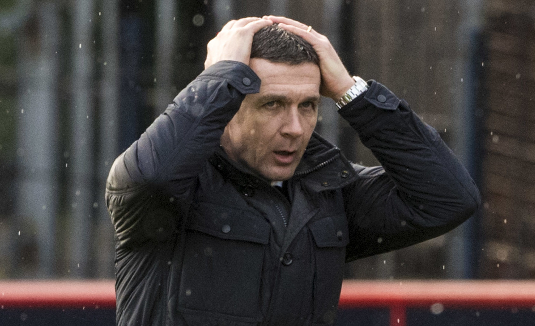 Frustration on Saturday for Dundee boss Jim McIntyre.