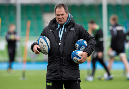 Glasgow Warriors head coach Dave Rennie.