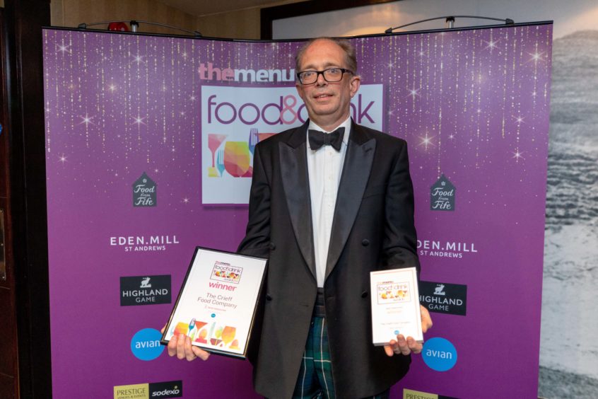 Best Newcomer, Crieff Food Company with Jamie Landale.
