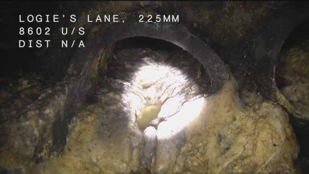 Tonnes of fat, oil and grease were extracted from the sewers below St Andrews by Scottish Water