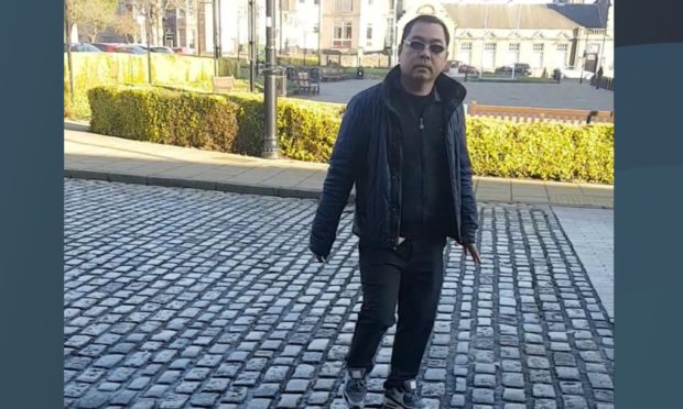 Tinh Van Nguyen outside Kirkcaldy Sheriff Court.