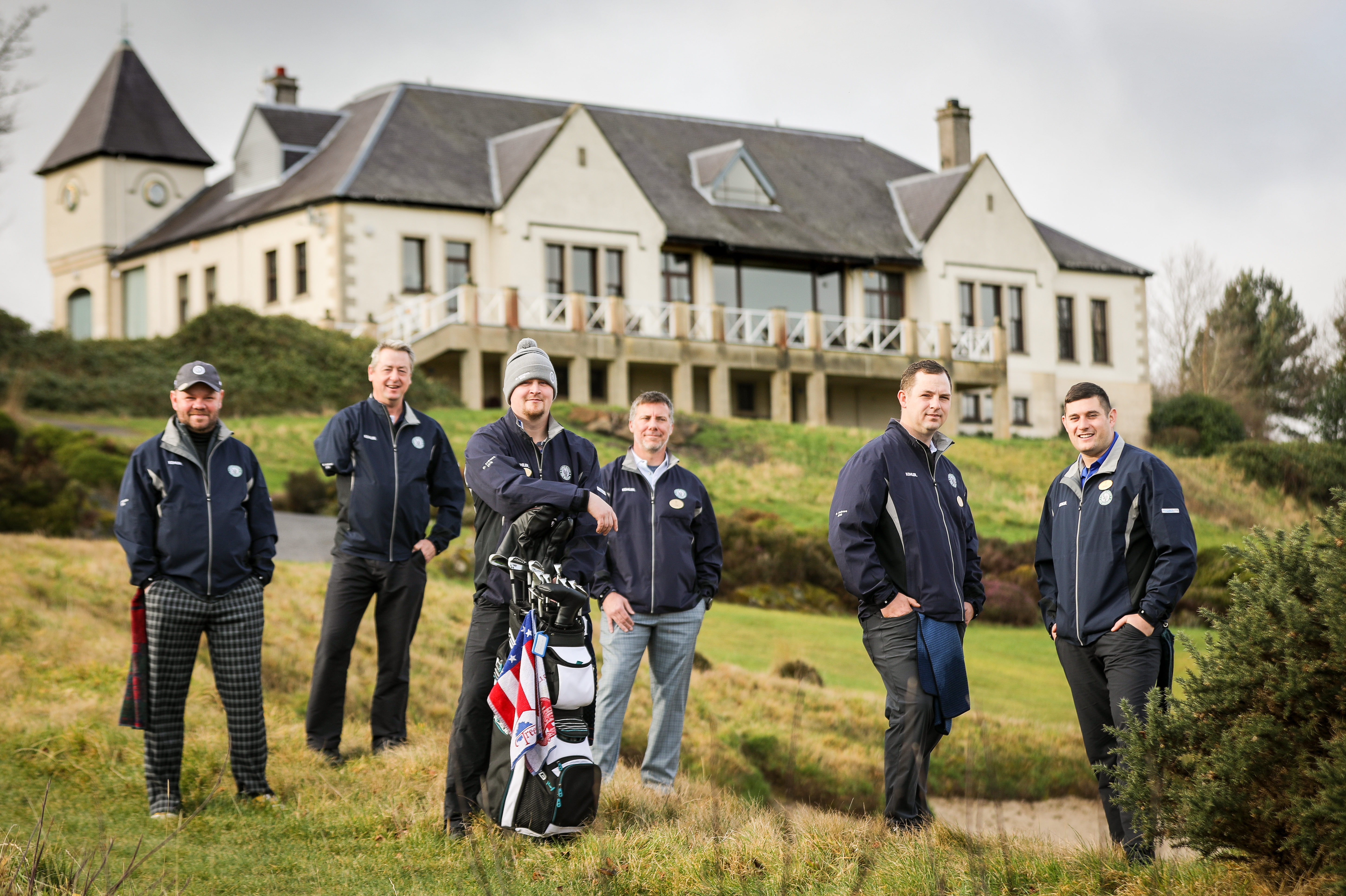 Veterans taking part in first Caddie school at the Duke's Course by St Andrews in 2019