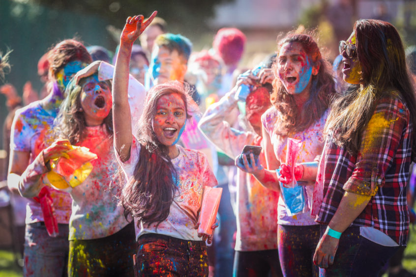 Holi, which signifies the triumph of good over evil, correlating with the passing of winter, usually takes place later in March in India.