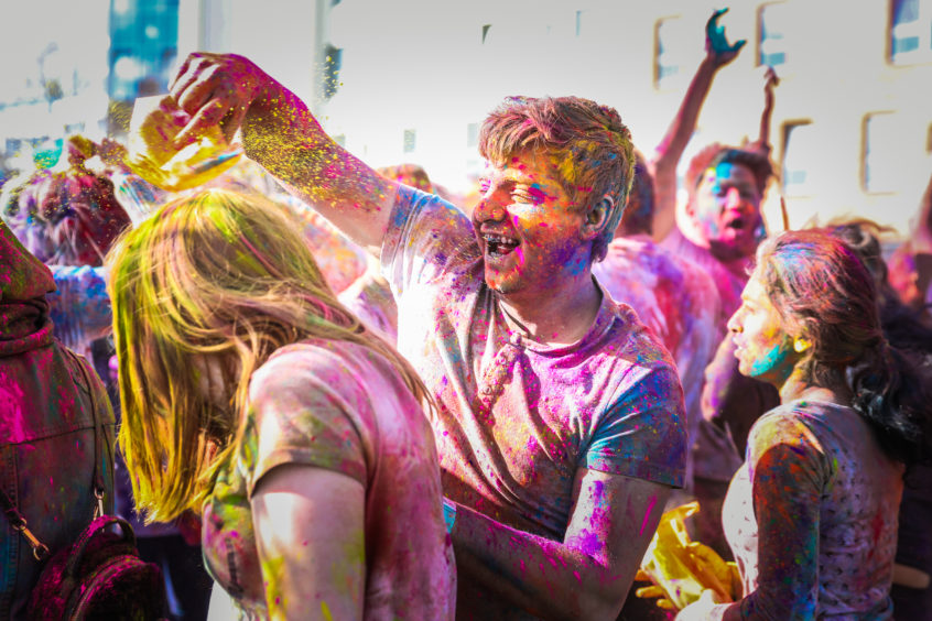 University of Dundee students are getting ready to colour their campus as they celebrate Holi, the Hindu festival of colours.