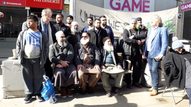 Some of those who took part in the Kirkcaldy vigil