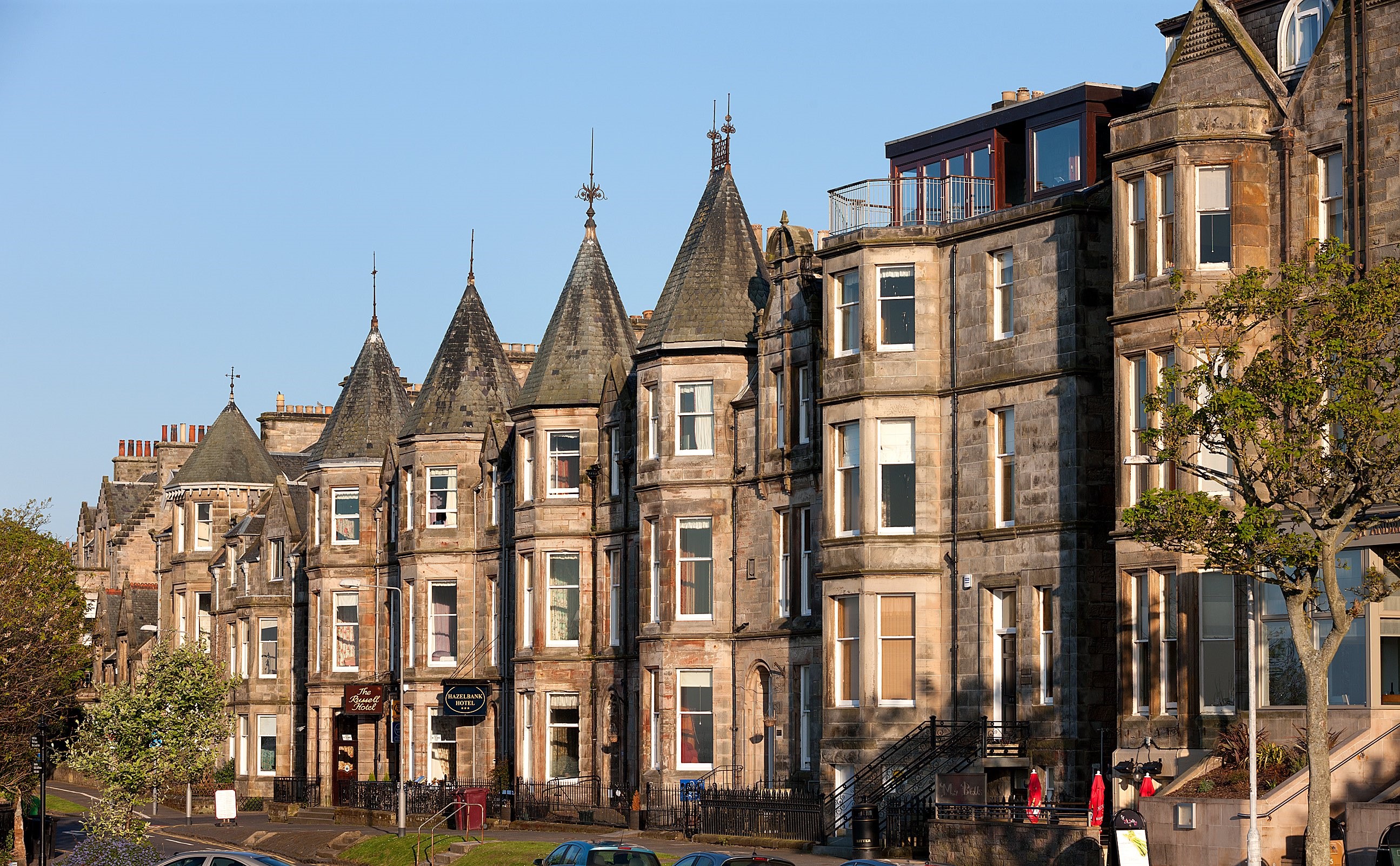 The Scores in St Andrews is one of Scotland's most expensive streets, with an average price of over £1 million