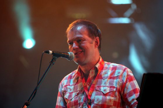 Edwyn Collins performance in King Tut's Wah Wah Tent at T in the Park in 2019.