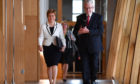 First Minister of Scotland Nicola Sturgeon, arrives at the Scottish Parliament to update MSPs on Brexit and her plans for Scottish independence.