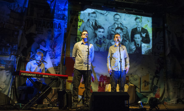 The Young 'Uns get ready for their Perth show, the Ballad of Johnny Longstaff.