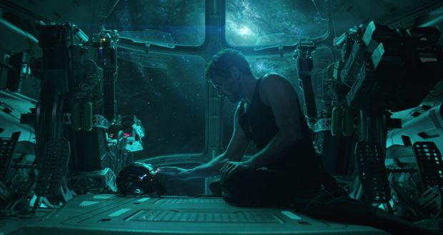 A film still from Avengers: Endgame.