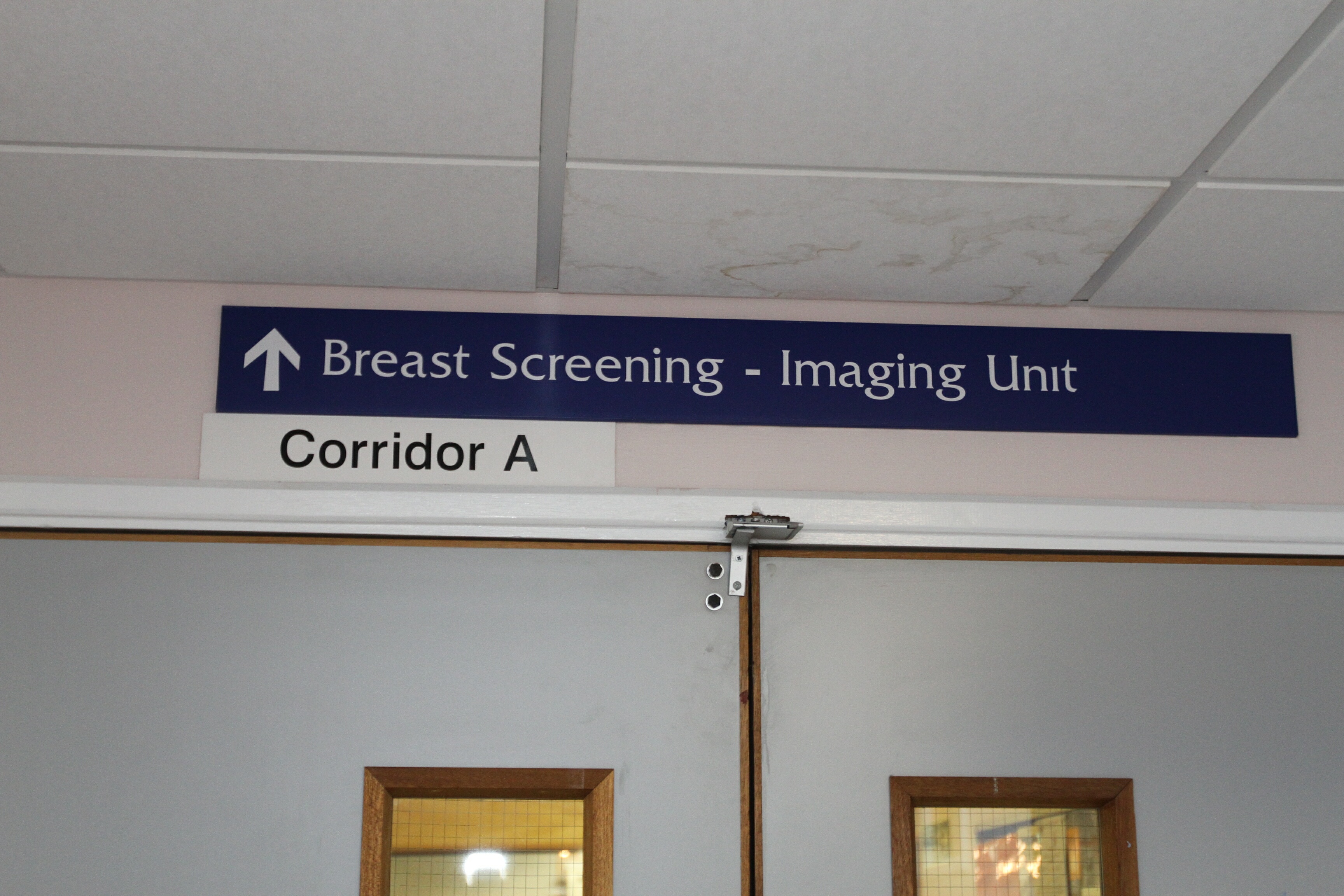 The breast screening unit at Ninewells hospital, Dundee
