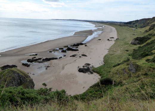 St Cyrus beach