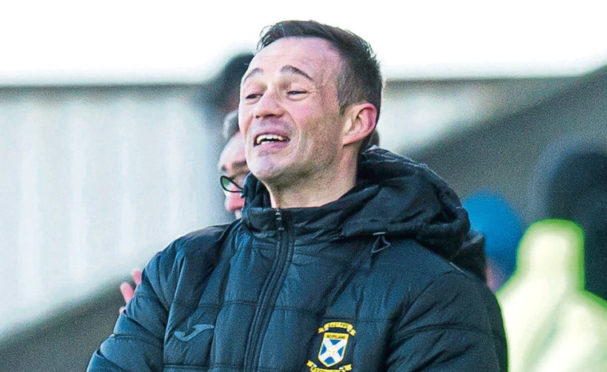 East Fife manager Darren Young.