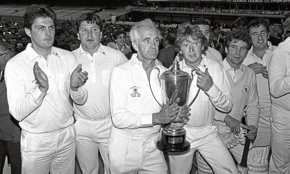 The triumphant Freuchie team at Lord's.