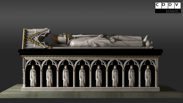 the recreated tomb