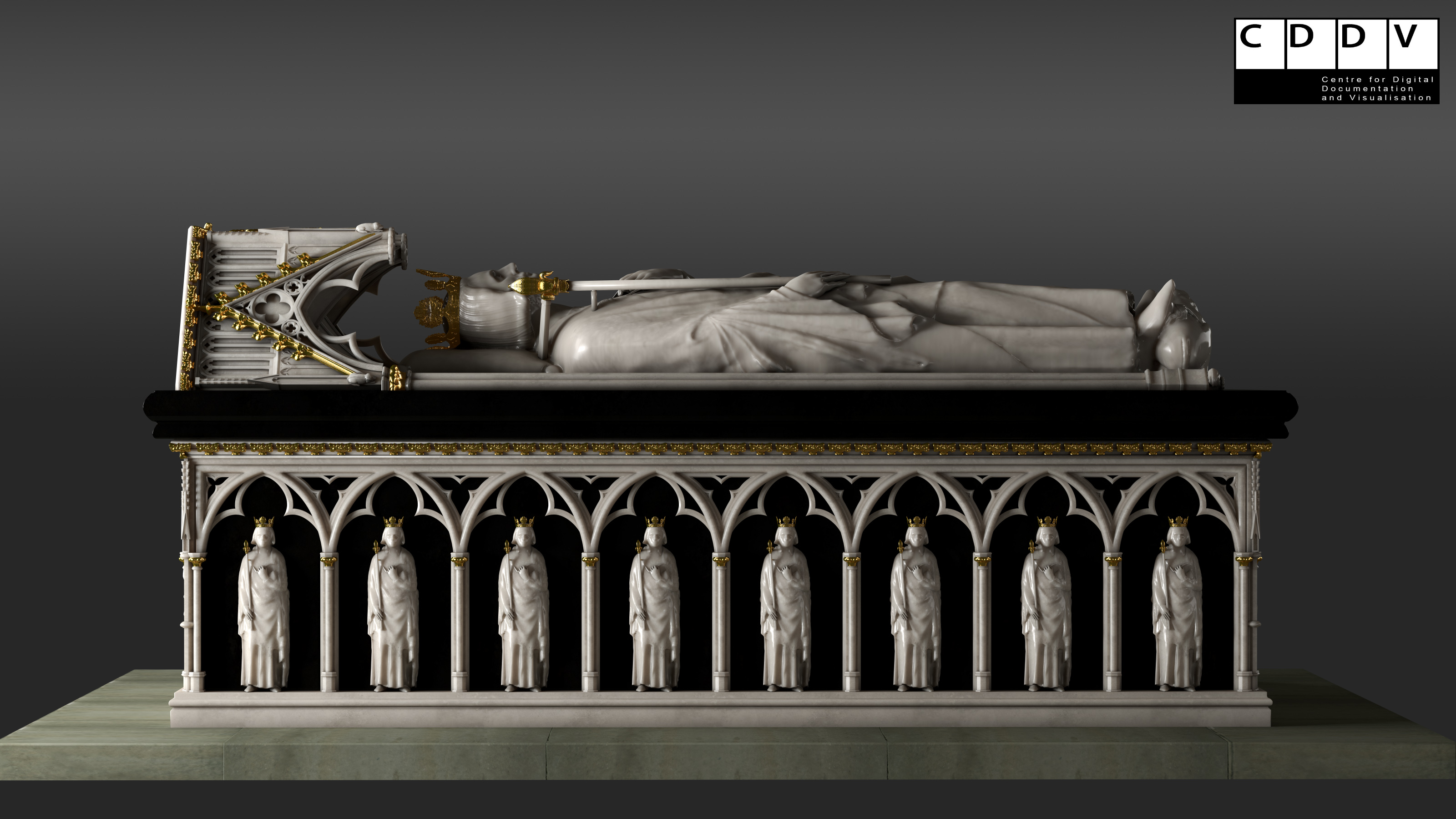 the recreated tomb