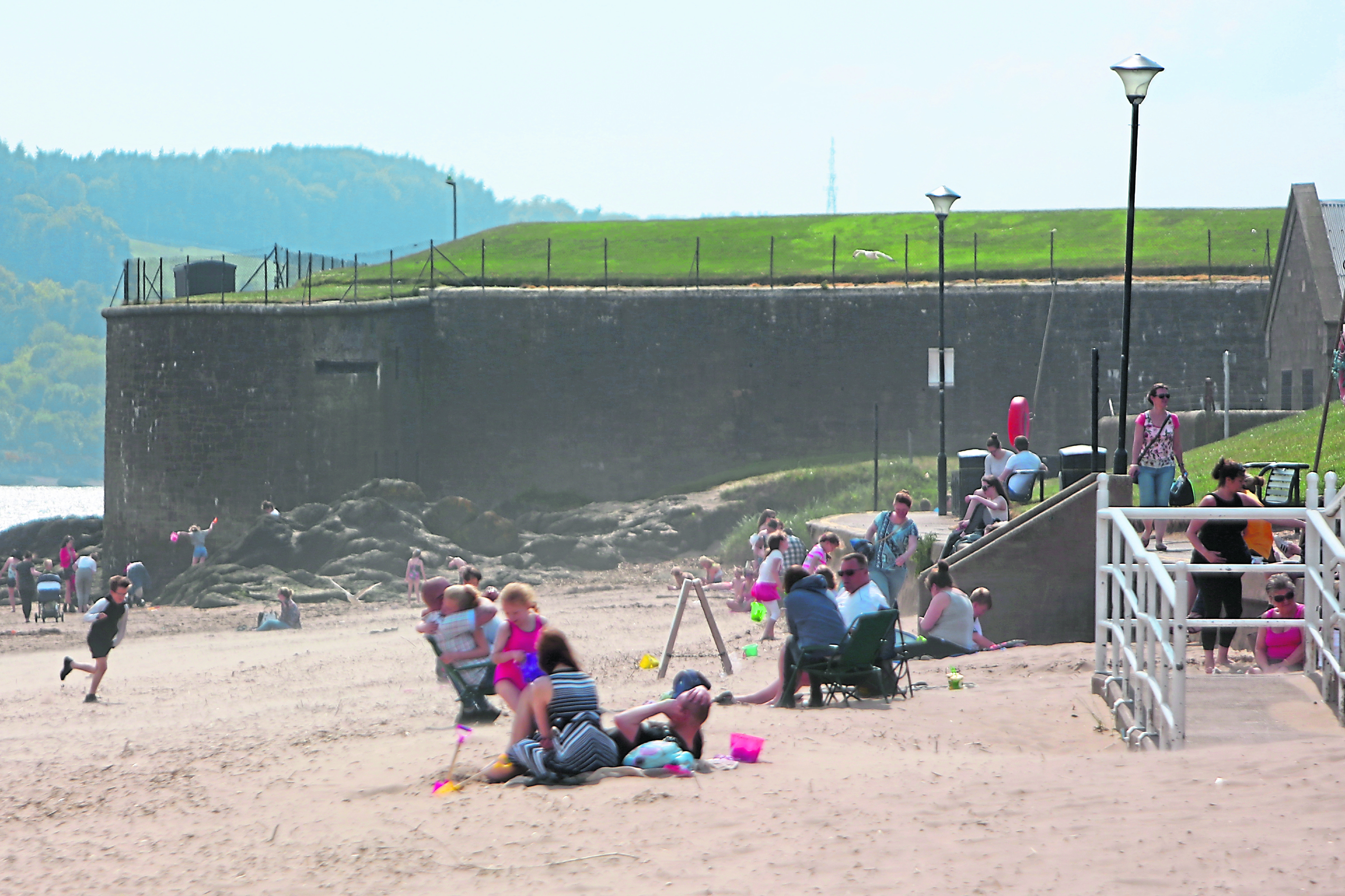 Broughty Ferry beach.