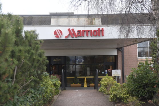 The Marriott Hotel in Dyce.