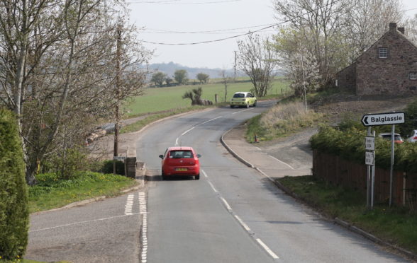 The stretch of road where the accident took place.