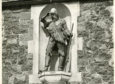 Robinson Crusoe's statue in Lower Largo, Fife.