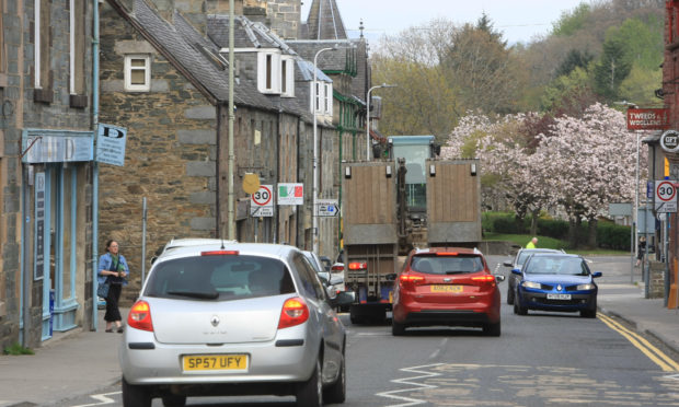 Aberfeldy town centre.