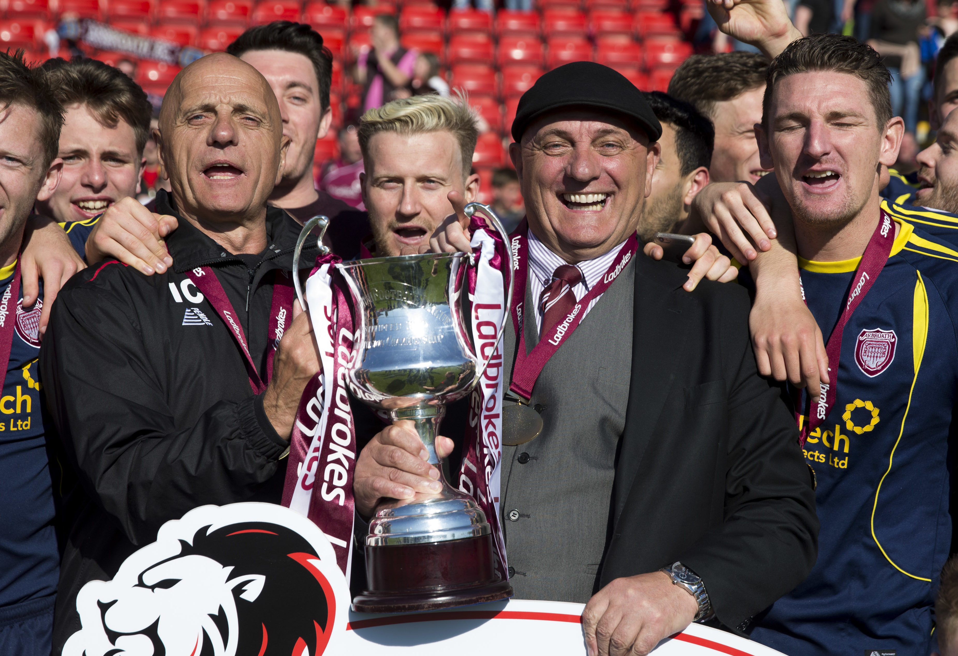 Arbroath won the League 2 title in 2017. Now Dick Campbell is looking to go one better today.