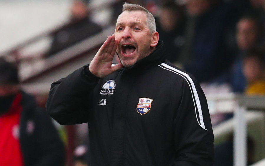 Montrose manager Stewart Petrie has guided his side to fourth in League One this season