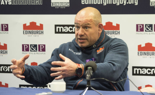 Edinburgh Rugby Head Coach Richard Cockerill.