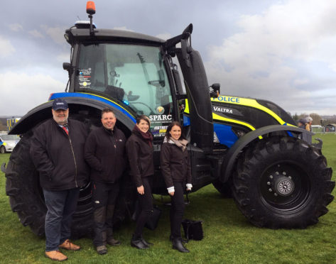 The tractor will be exhibited at summer shows to raise awareness of rural crime.