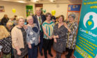 Eileen SPence, Angela Brown, Provost Jim Leishman, Janet Milligan and Teresa Naylor at the Care and Share Companionship launch in Kirkcaldy.