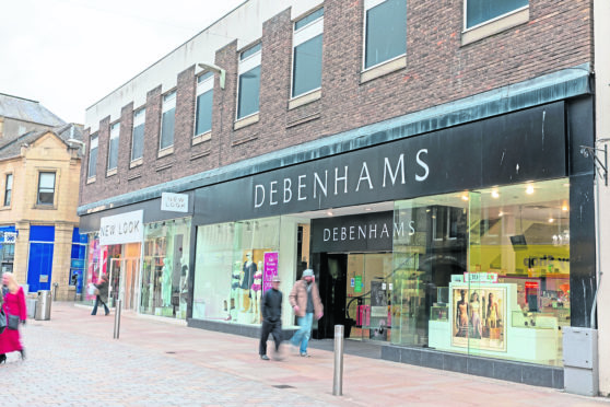 The Kirkcaldy High Street store