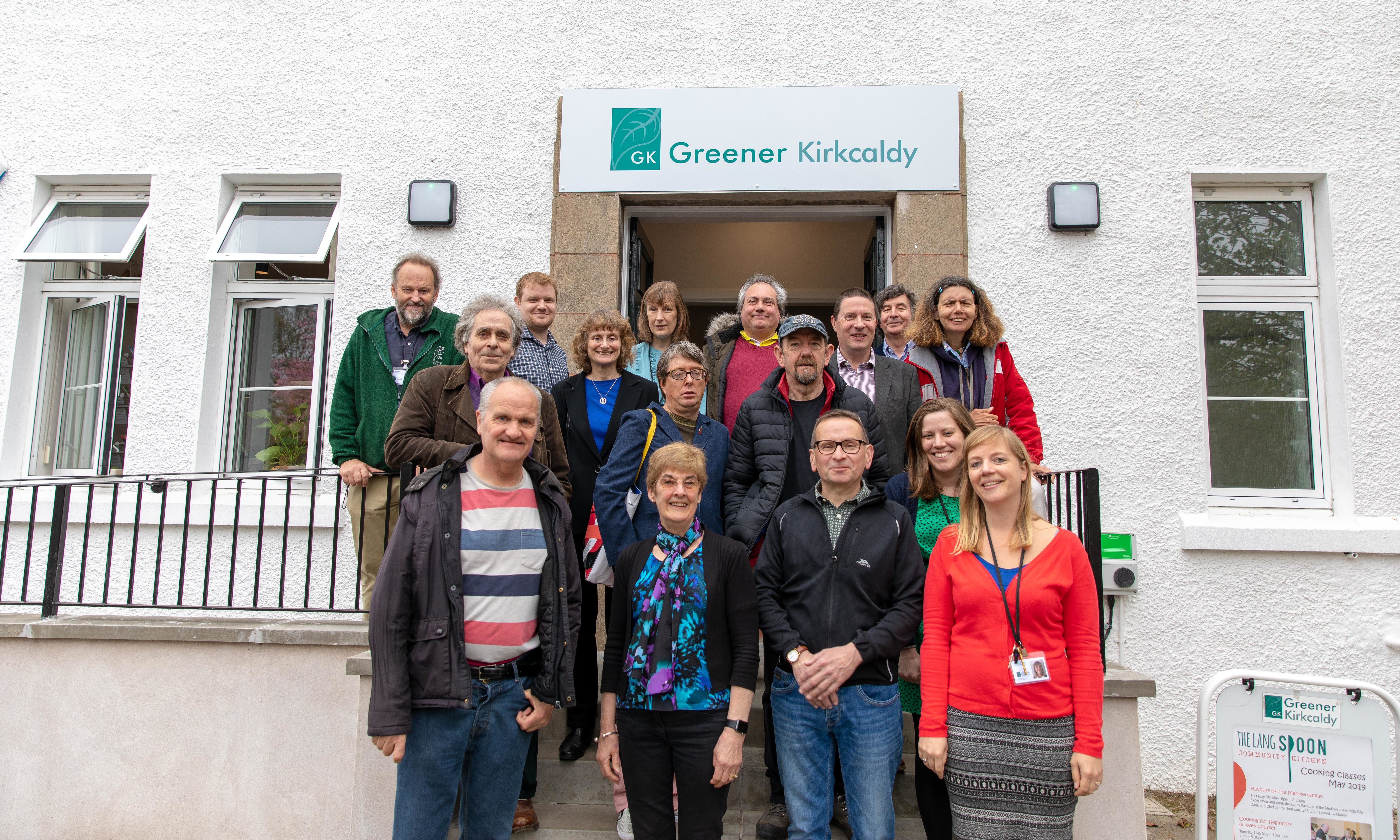 Greener Kirkcaldy staff and volunteers.
