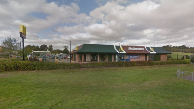 The McDonald's at Ethiebeaton, Monifieth.