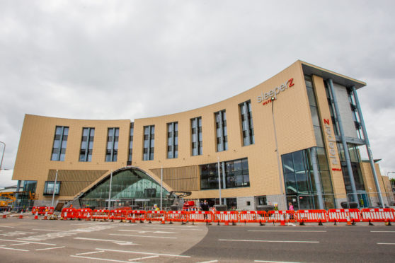 The incident began at Dundee train station.