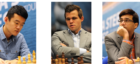 Liren, Carlsen and Anand