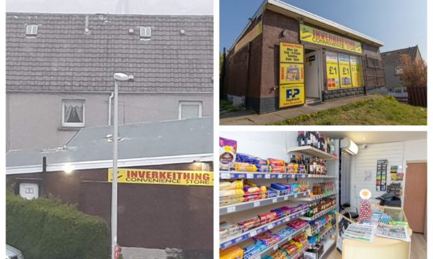 Inverkeithing Convenience Store, which was broken into on Thursday morning.
