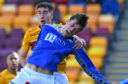 Murray Davidson in action against Motherwell.