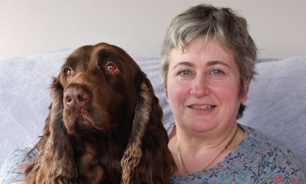 Anne Menzies with Reuben.