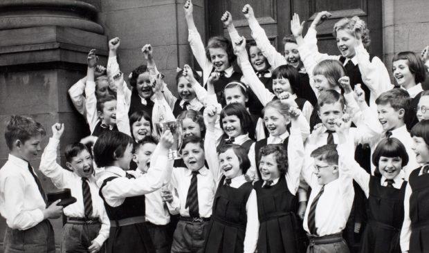 Central District School P4 Choir at Perth Music Festival C1961