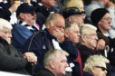 A Dundee fan watches on in anguish.