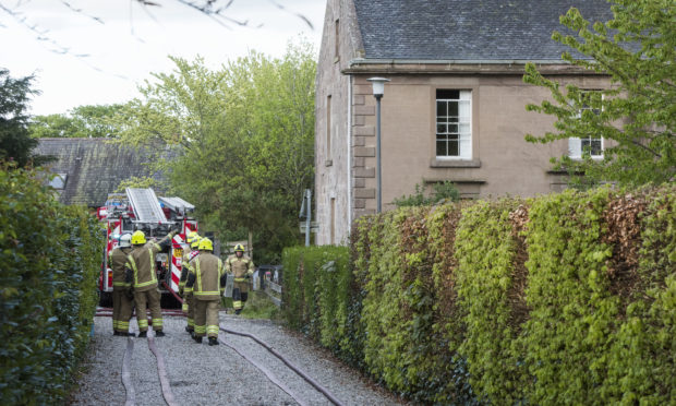 The fire in a derelict building on St Andrew Street.