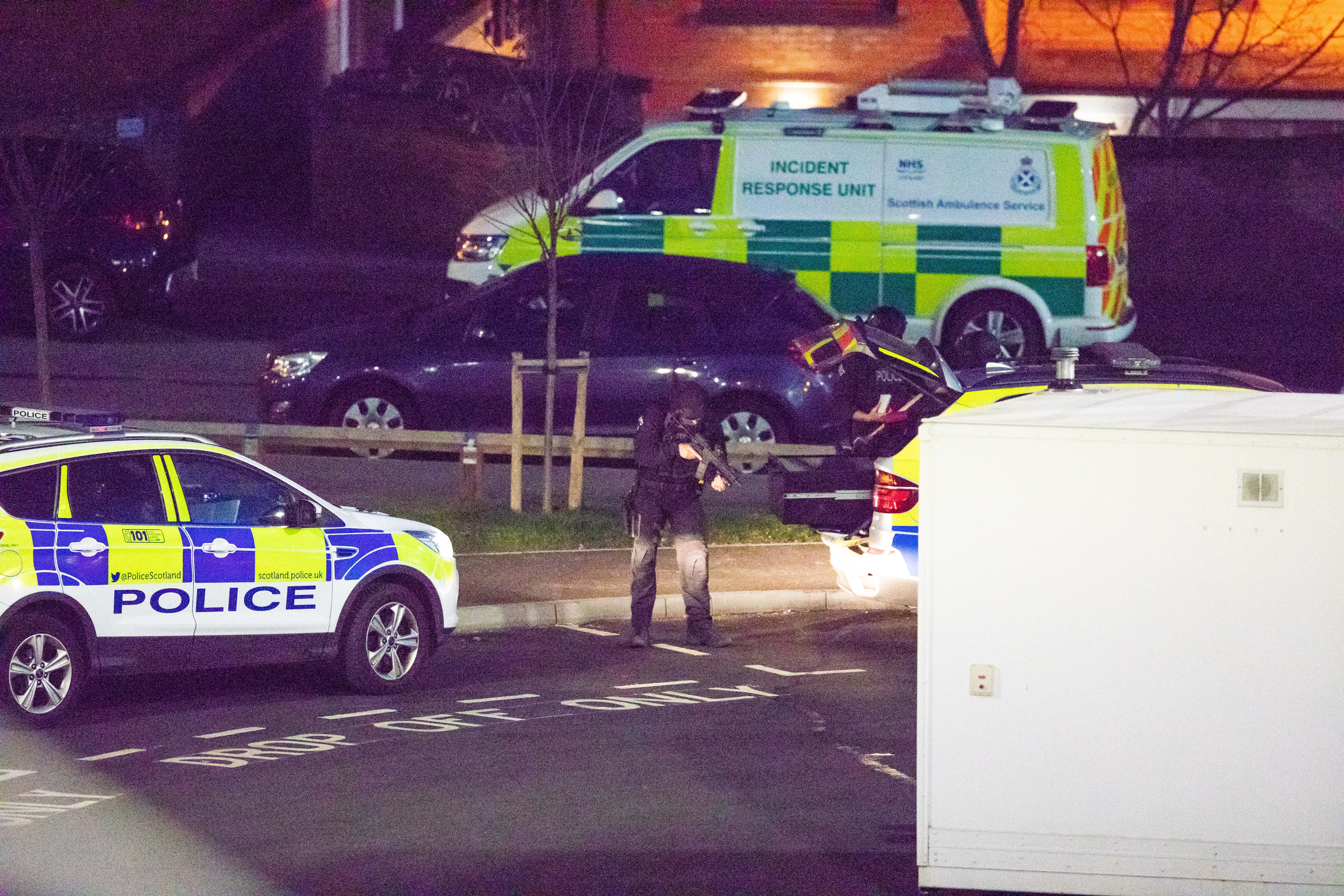 The incident on Ann Street sparked an armed police response.