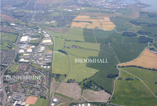 The Western Distributor Road would serve Broomhall, where a major development is planned.