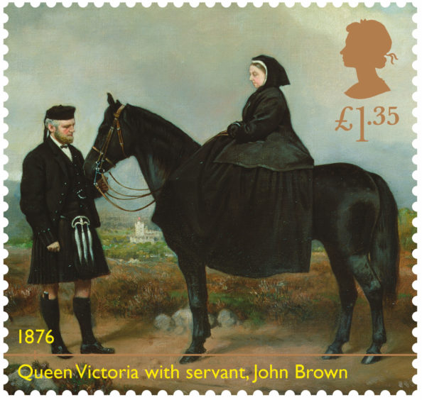 Royal Mail  photo of one of their new set of 10 new Special Stamps to mark the bicentenaries of Queen Victoria and her husband, Prince Albert.