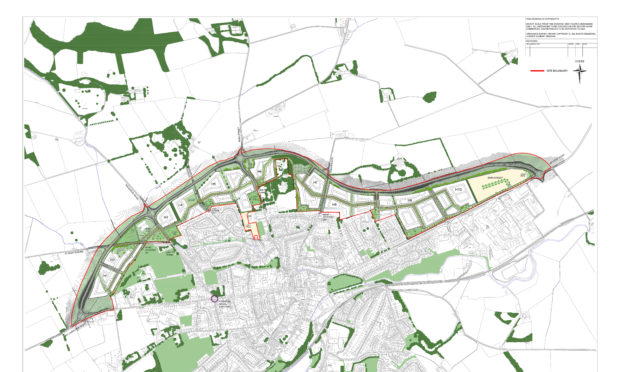 The masterplan for Cupar North.