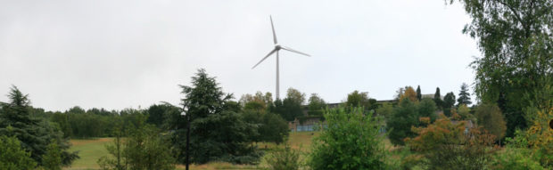 Aviva had proposed to build a 77-metre turbine.