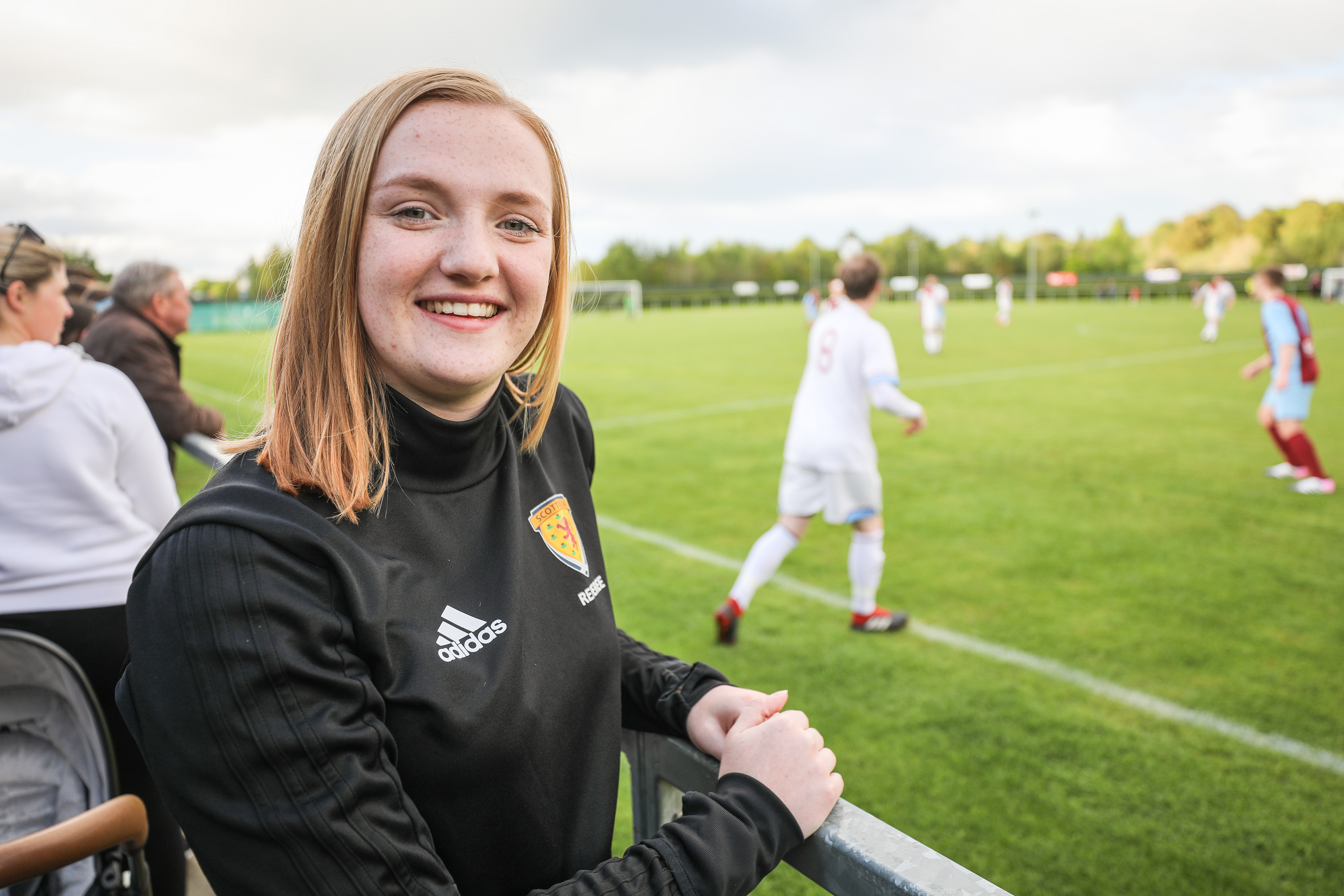 Isla is promoting the benefits of football to mental wellbeing