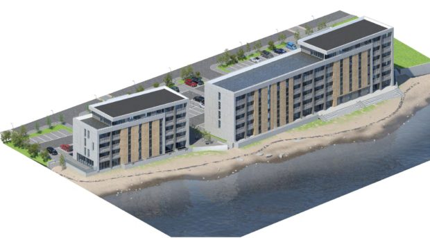 An artist's impression of how the new development could look.