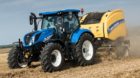 A New Holland tractor