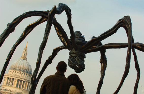 The sculpture by French-born artist Louise Bourgeois.